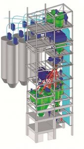 Modelisation 3D d'une usine d'alimentation animale